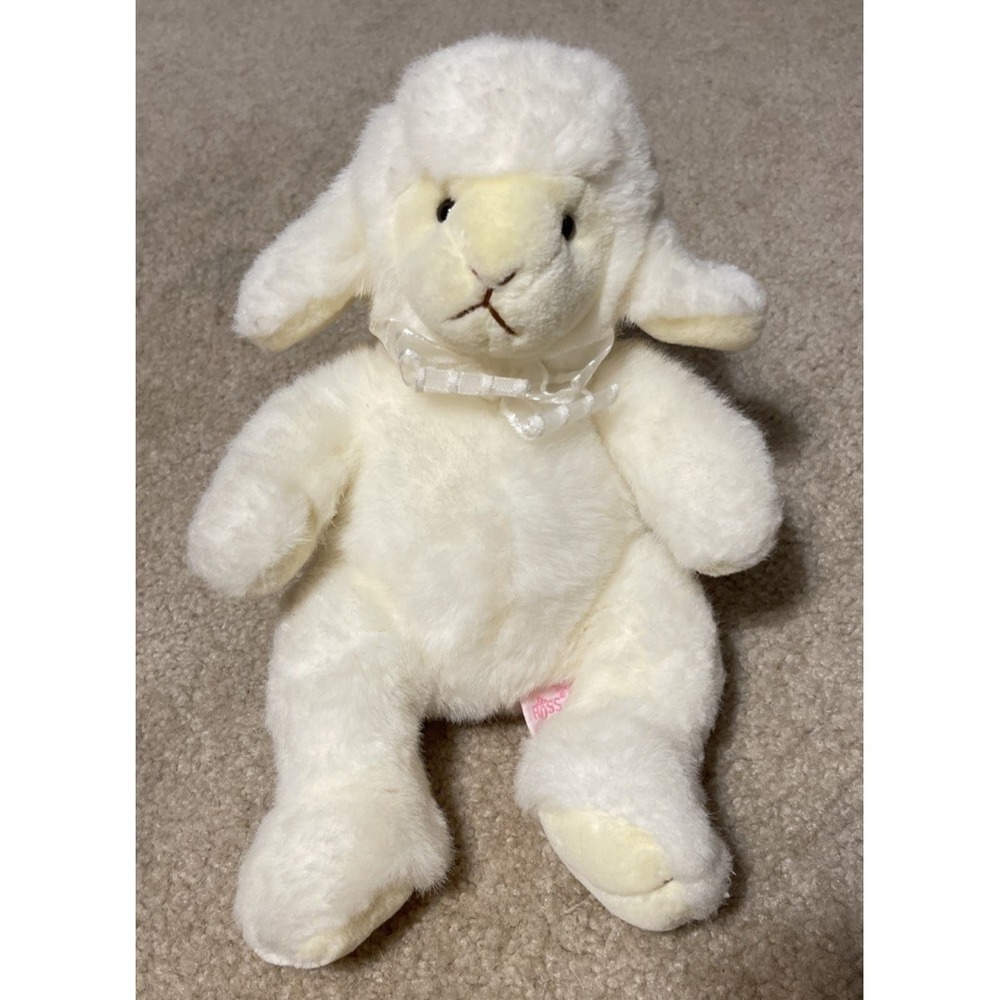 Russ Fluffles White Lamb Sheep‎ Plush 13 Inch Stuffed Animal Toy